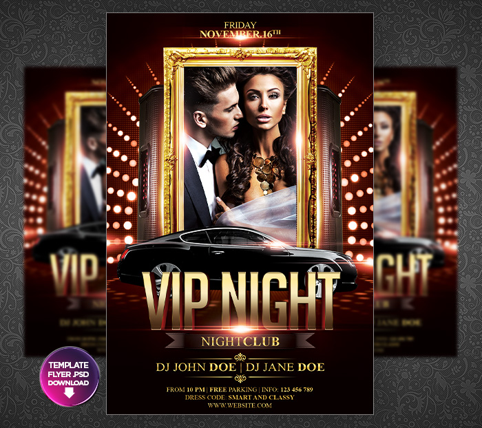 VIP Club Flyer Template