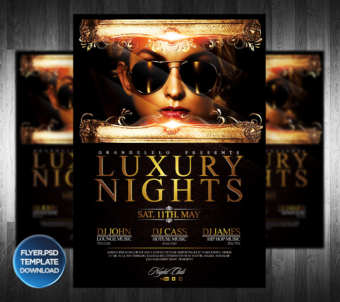 Luxury Night Party Flyer Template