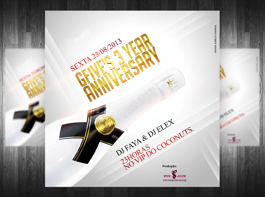 G5 Anniversary Party Flyer by Grandelelo