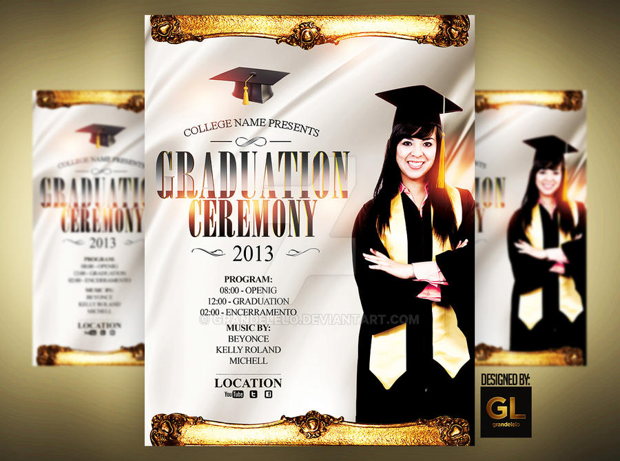 Graduation Event Poster by Grandelelo on DeviantArt