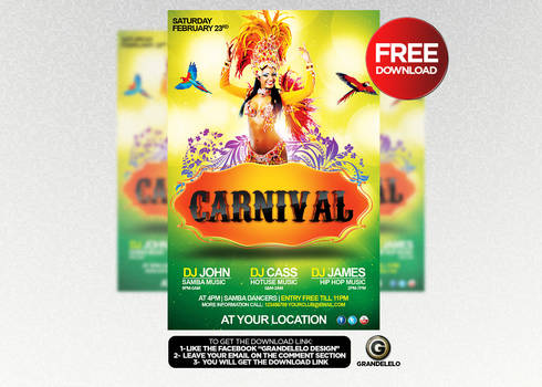 FREE Carnival Flyer Template