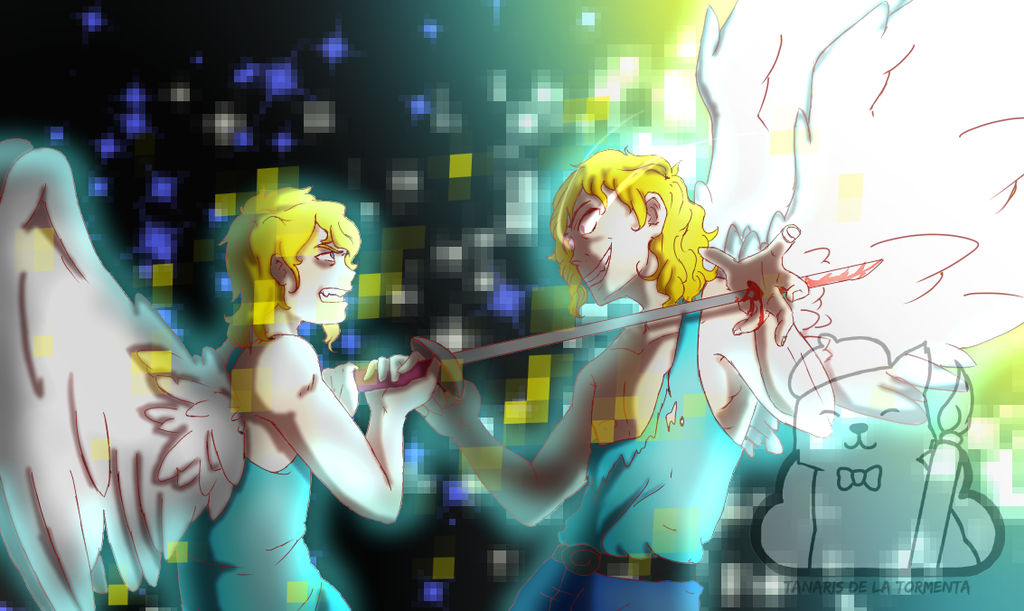 Angel Fight by tanarisdelatormenta on DeviantArt