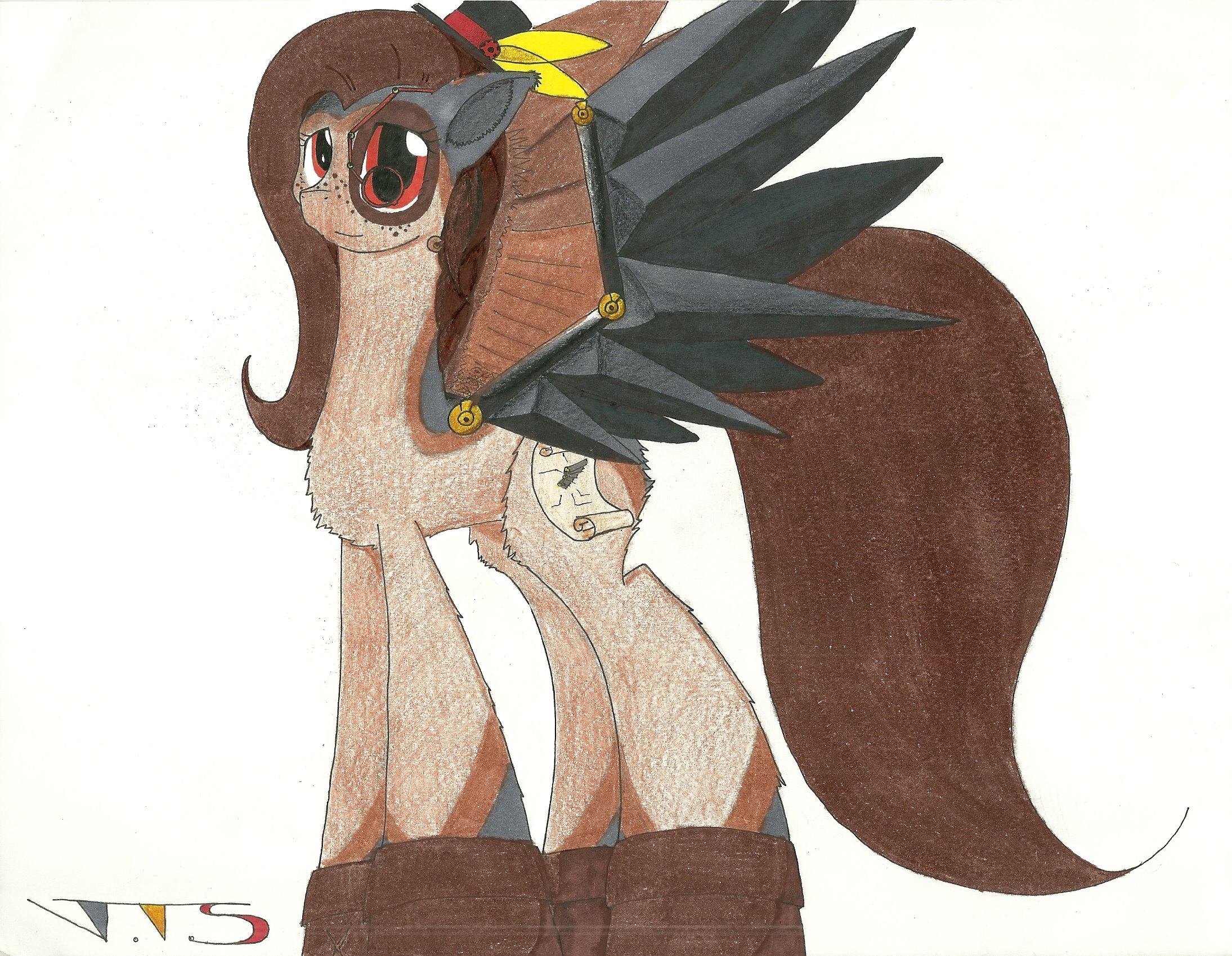 Rusted Feather art trade