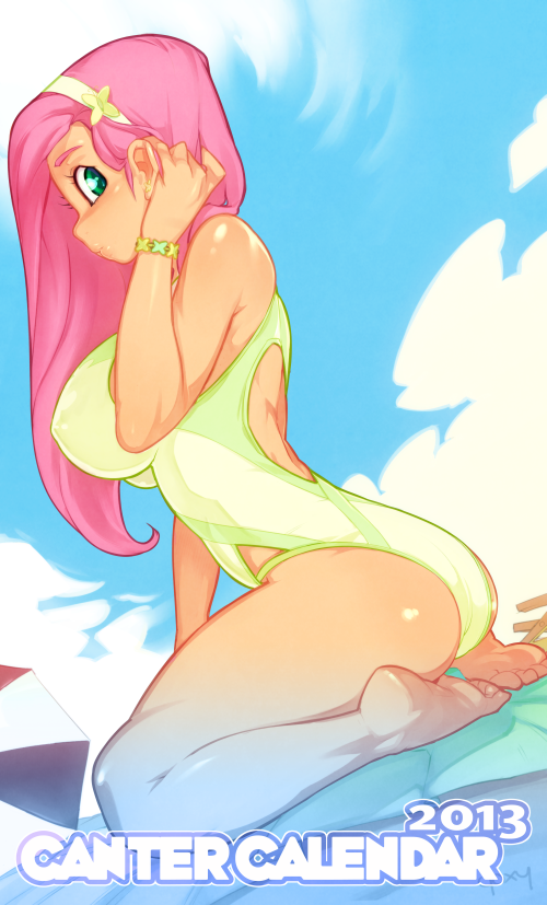 Fluttershy for Canter Calendar 2013