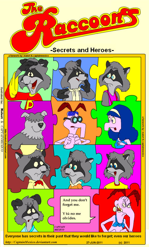 Captain Red Raccoons The Raccoons cover by CaptainMexico on DeviantArt