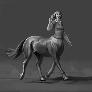 Draw this again: Modern Centaur girl