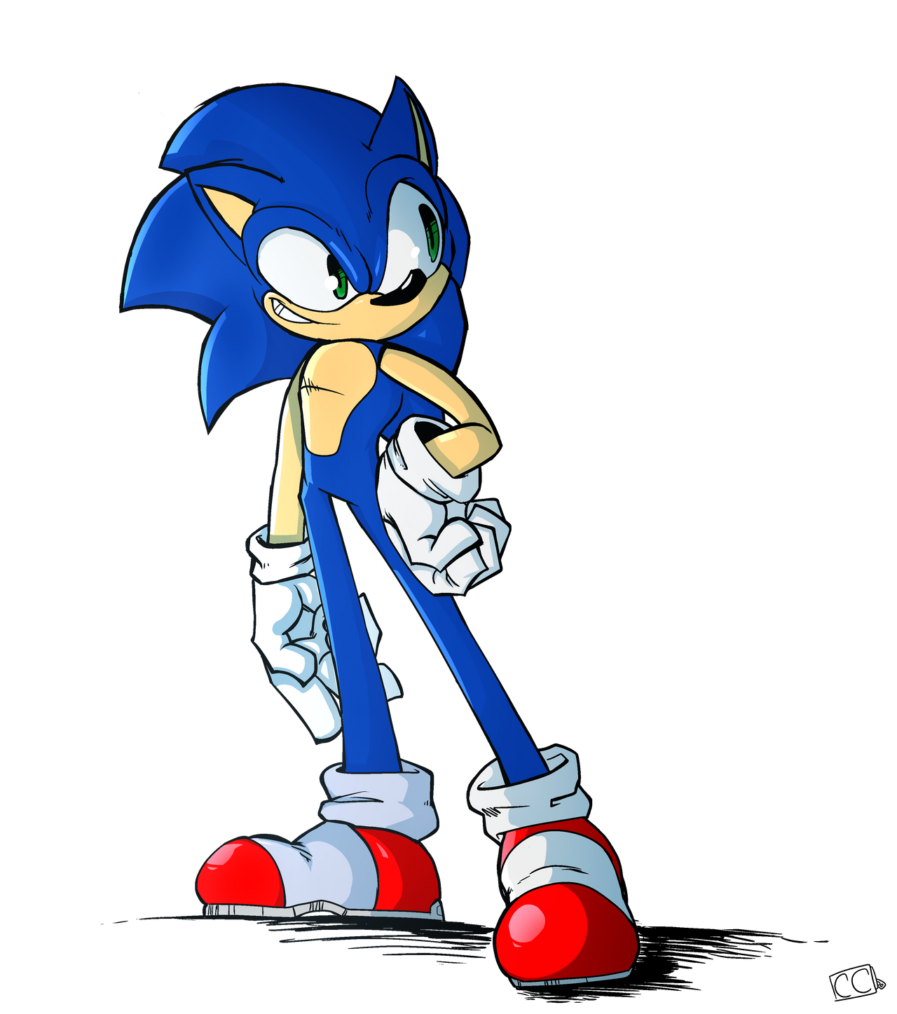 Sonic (transparent version) by projectsonicmanga on DeviantArt