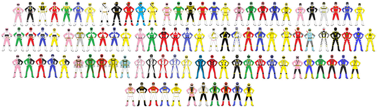 The Power Rangers Family by RangerForce510 on DeviantArt