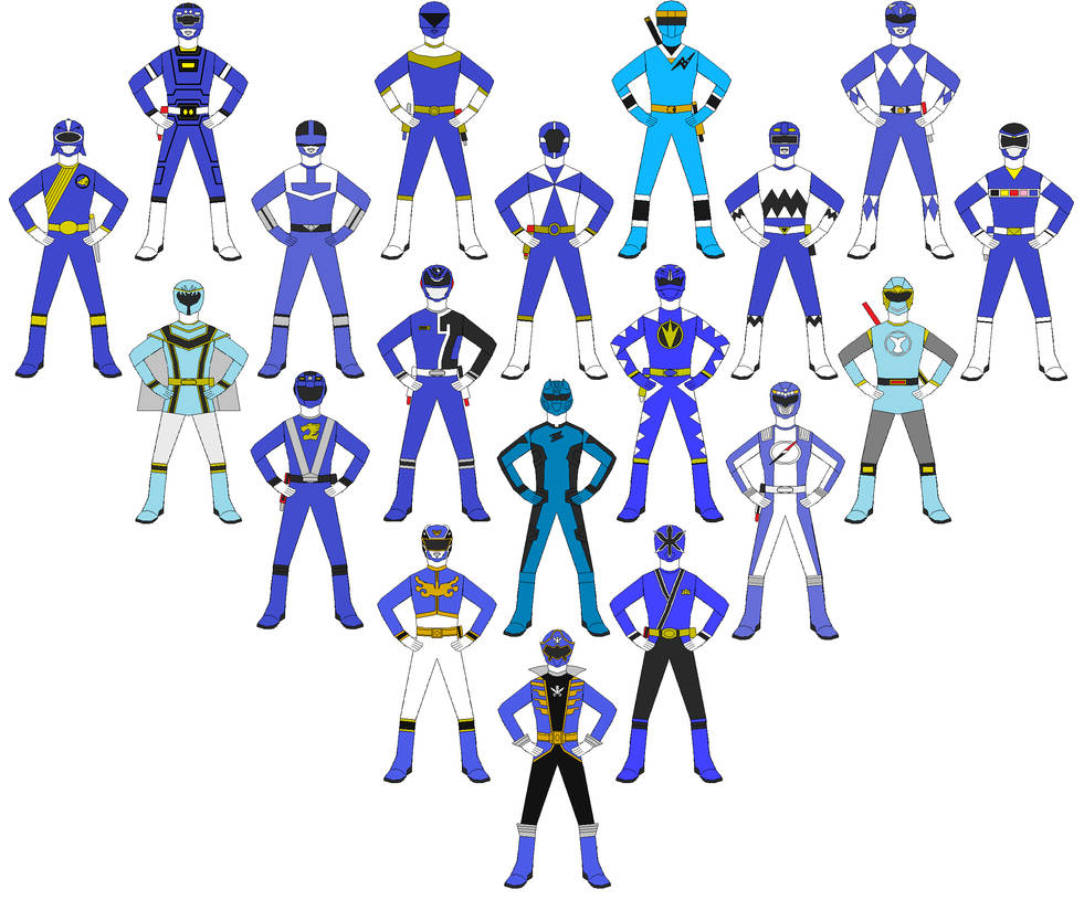 Blue Rangers by RangerForce510 on DeviantArt