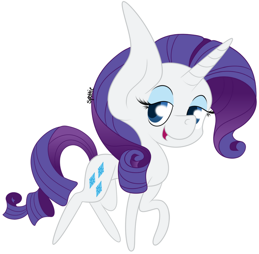 Chibi Rarity by spottie-dots on DeviantArt