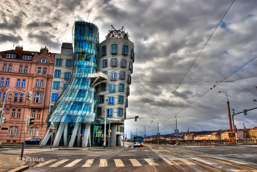 Prague, Dancing House by alierturk