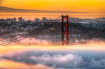 San Francisco, Golden Gate in fire chamber