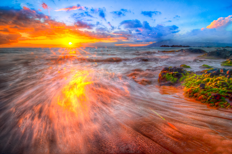 Hawaii, the fire on the water