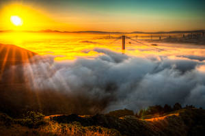 San Francisco, Golden Gate and Sunrise