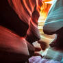 Face to face, Antelope Canyon, Arizona