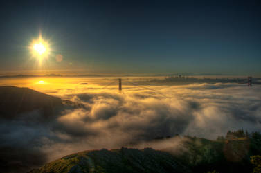 Swirl of the fog, San Francisco by alierturk