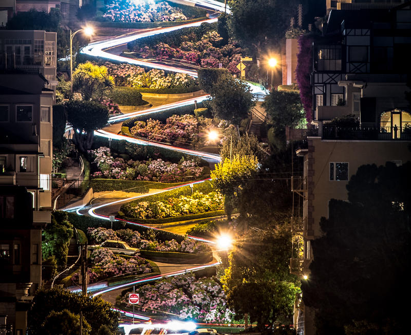 San Francisco, Lombard st.