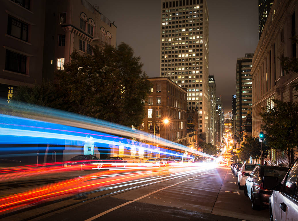 San Francisco, Downhill Downtown by alierturk