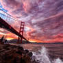 Golden Gate, amazing sky