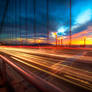 Golden Gate, amazing sky and traffic