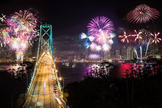 San Francisco, dream fireworks