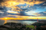 San Francisco, sunrise over the Bay by alierturk San Francisco, sunrise over the Bay by alierturk