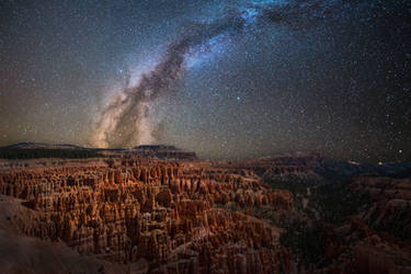 Bryce Canyon, Milky Way by alierturk