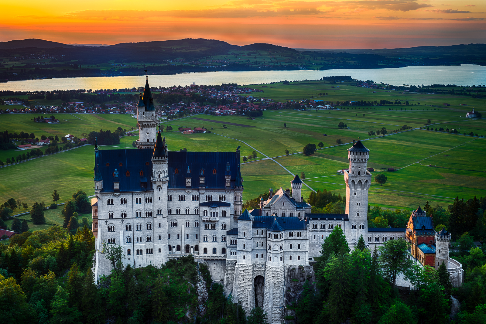 amazing Neuschwanstein Castle, Bavaria, Germany