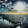 London, from sky