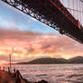 Golden Gate, underneath