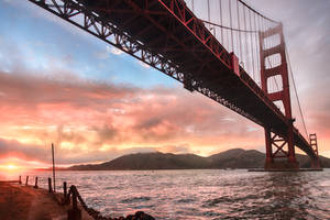 Golden Gate, underneath by alierturk Golden Gate, underneath by alierturk