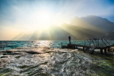 Lake Garda, surreal