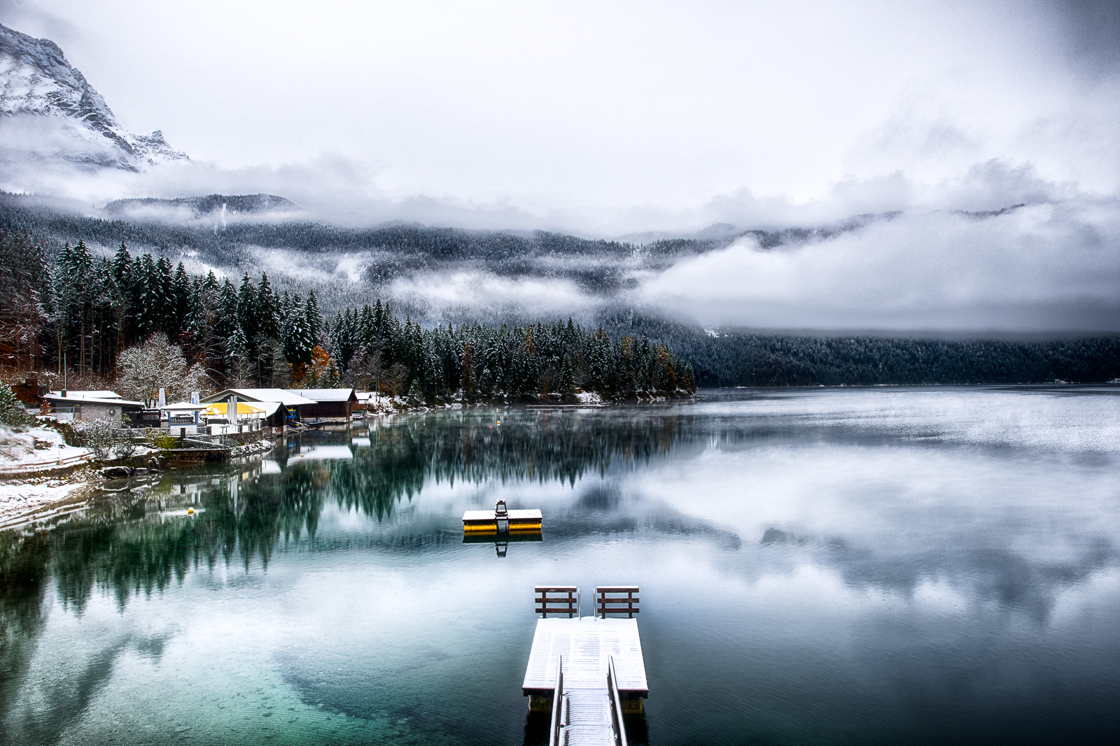 Eibsee, winter feel