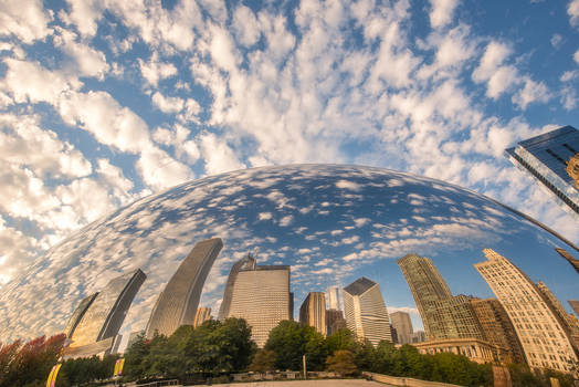 The dome, Chicago Bean, Cloud Gate