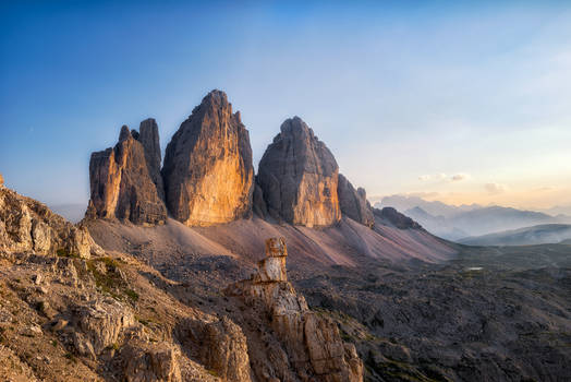 Tri Cime, golden tooth