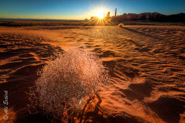 Monument valley, the heat