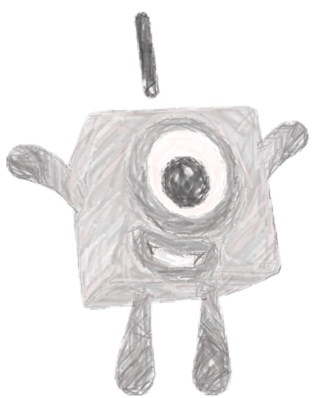 Numberblock Drawing One by jeltemreal on DeviantArt