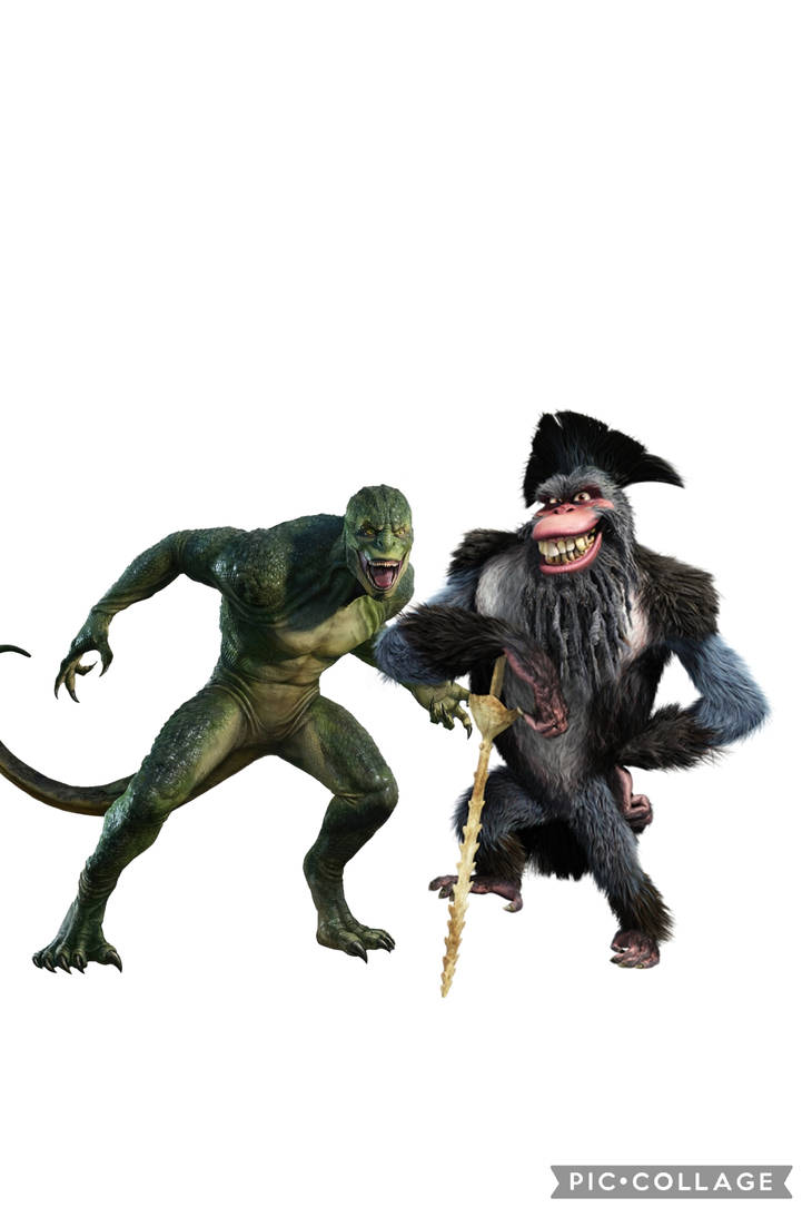 Captain gutt and Dr Connors the lizard by toystoryfan2003 on DeviantArt