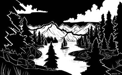 Skyrim Black And White