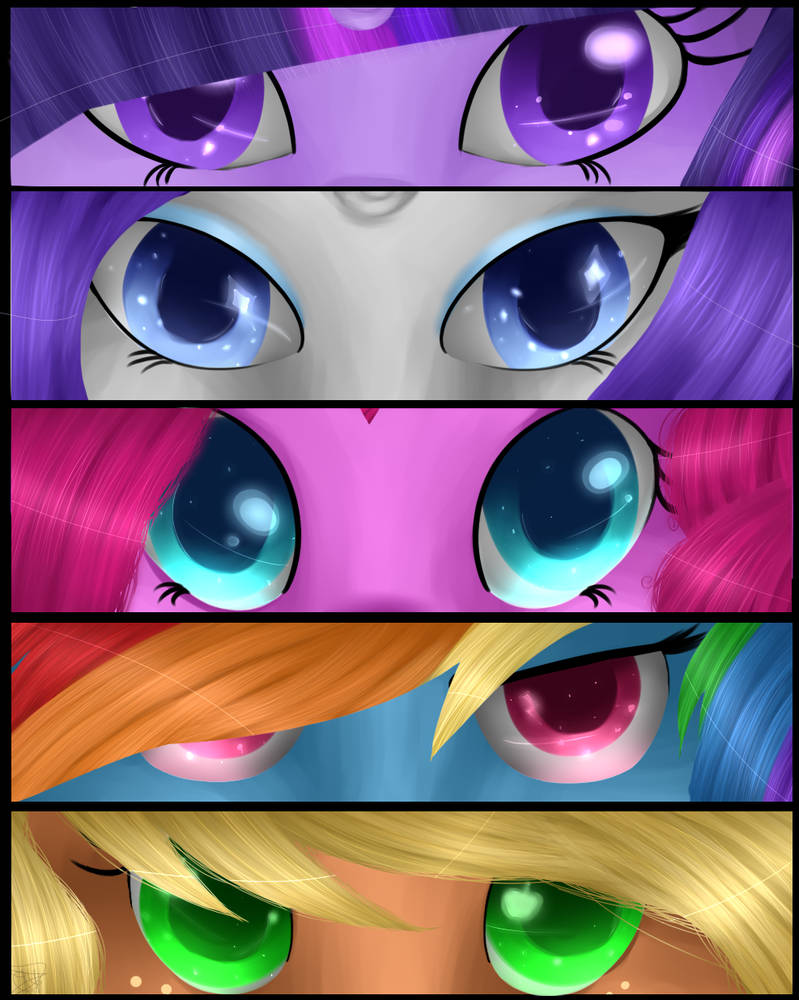 MLP eyes by IceyXarados on DeviantArt