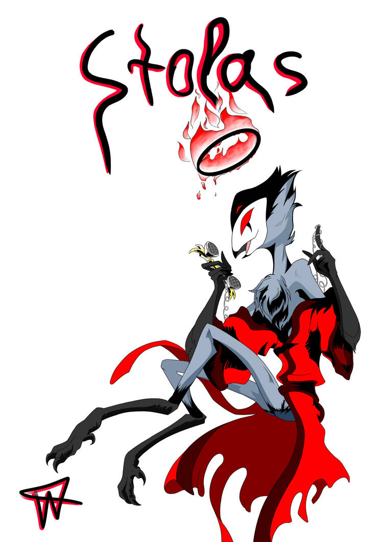 Stolas Back View Stolas by ghouldvekich on DeviantArt