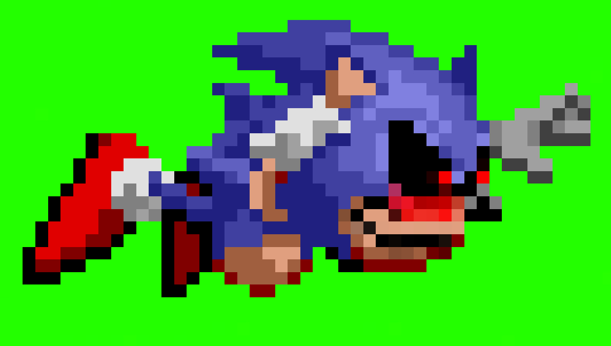 Sonic exe Sprites Version 4 by WarchieUnited on DeviantArt