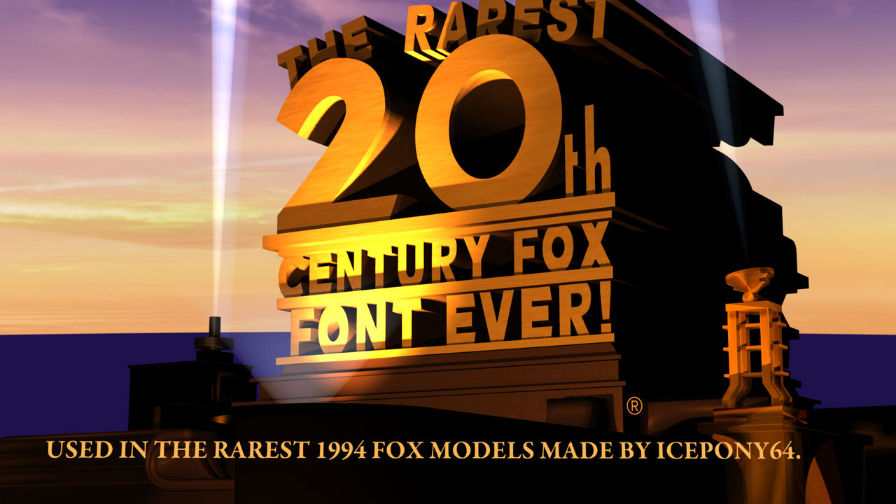 Fox Lab Font Deviantart The Rarest 20th Century Fox Font Ever! by DanBlair2023 on DeviantArt