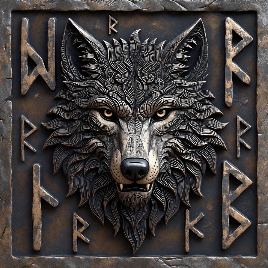Wolves Insignia Mythological Wolf Warrior Insignia by ValdrStudio on DeviantArt