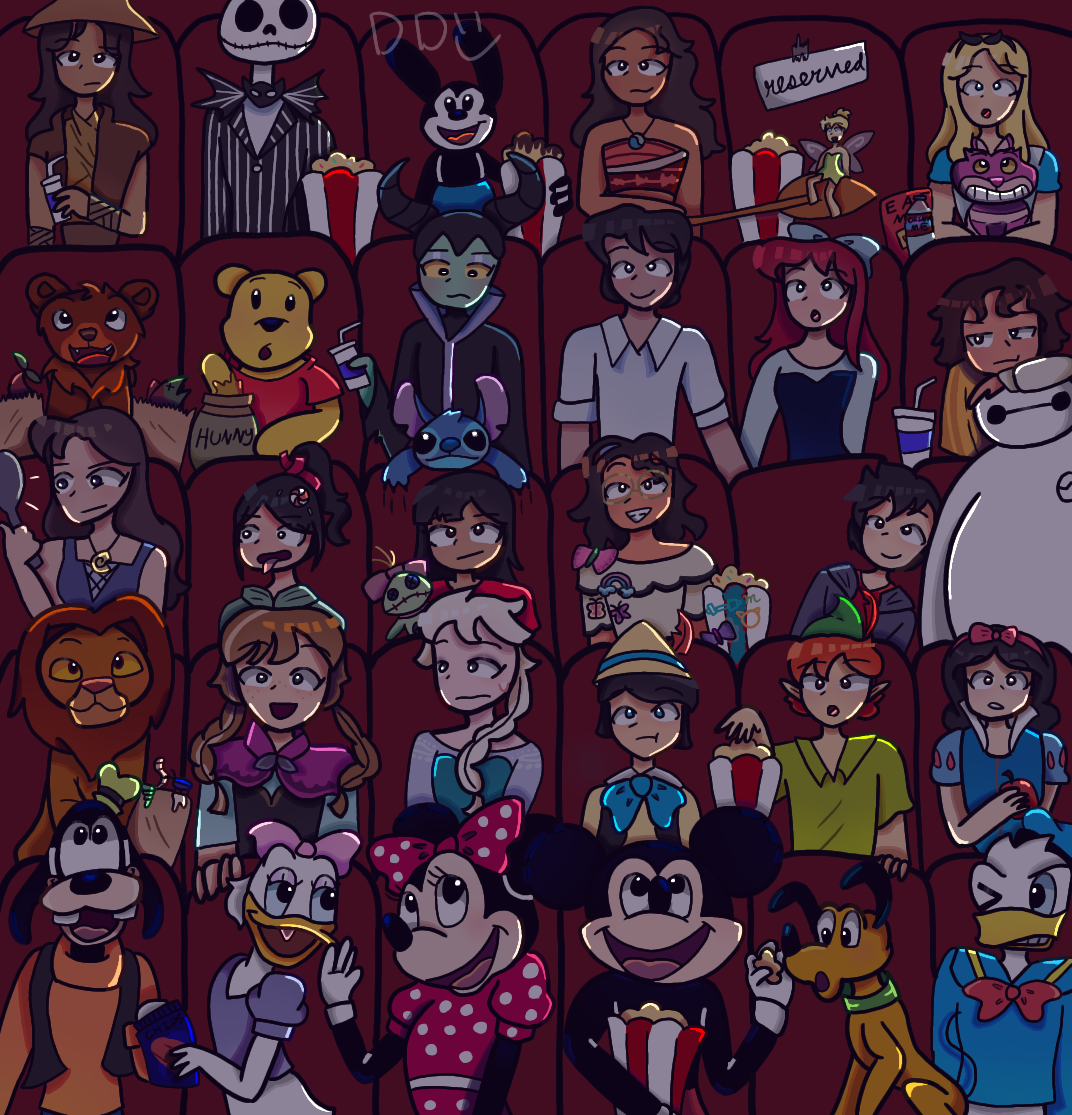 (Disney 100) at the movies! by DDexists on DeviantArt