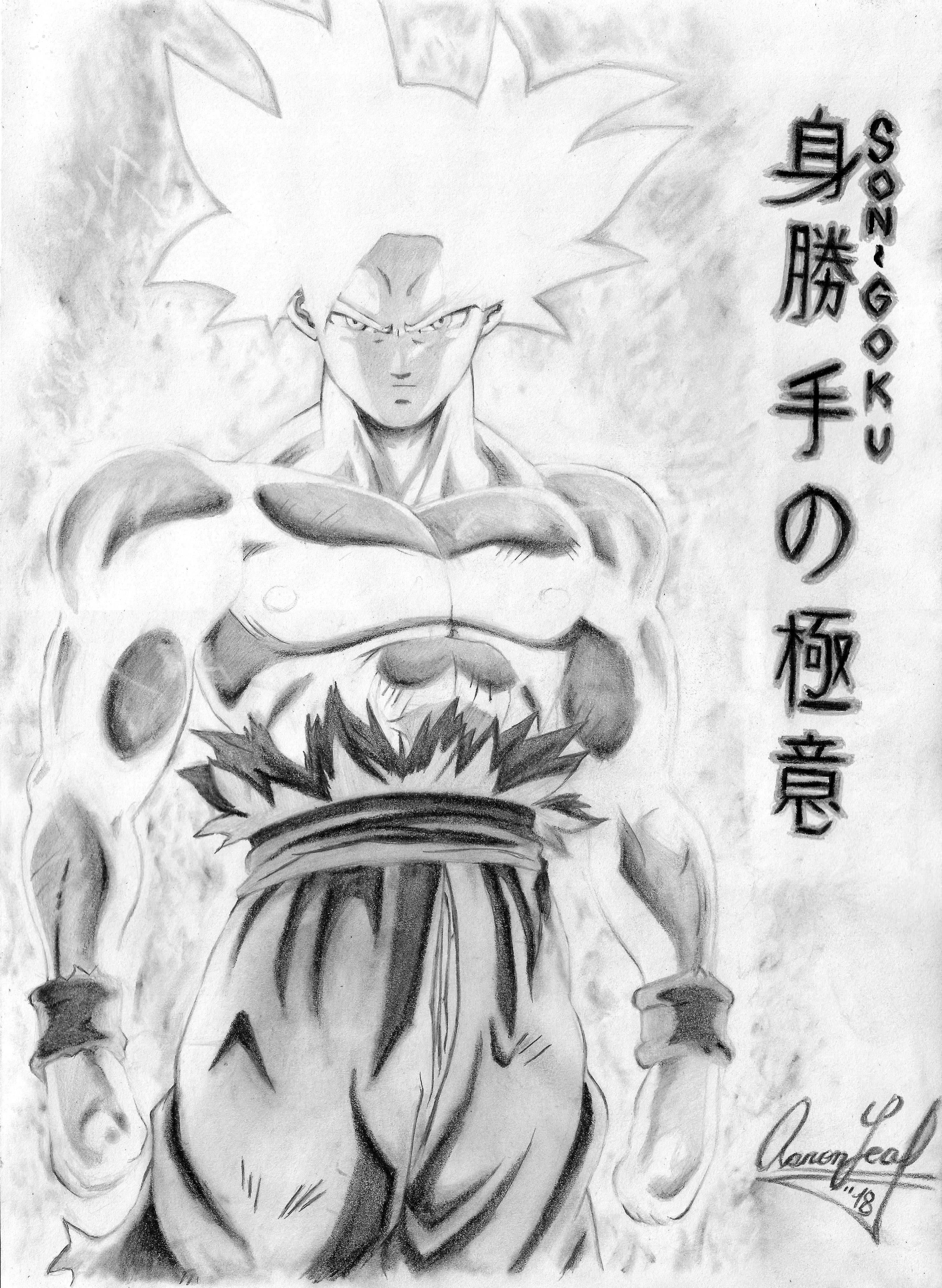 Ultra Instinct Goku - Pencils by NoonYezArt on DeviantArt