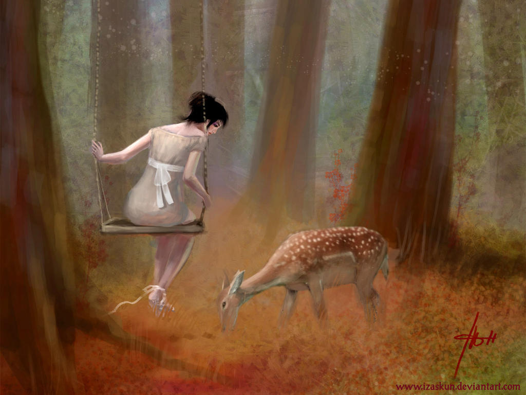 the fawn wallpaper by izaskun on