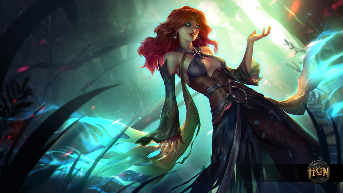 Heroes of Newerth - Green Lady Defiler