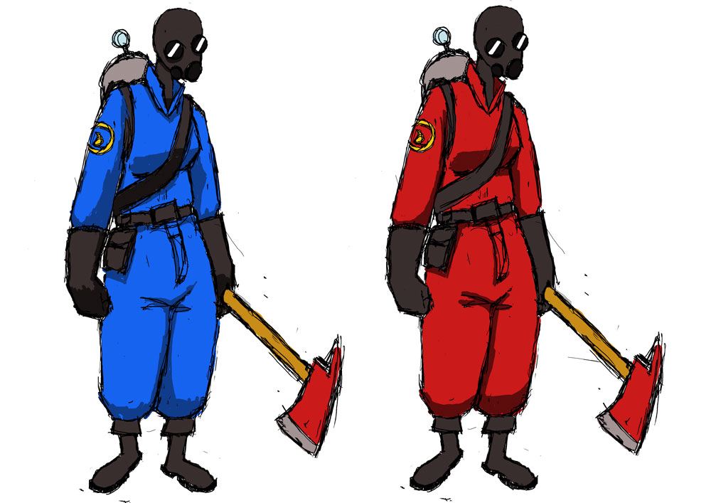 Female Pyros by WeirdVic on DeviantArt