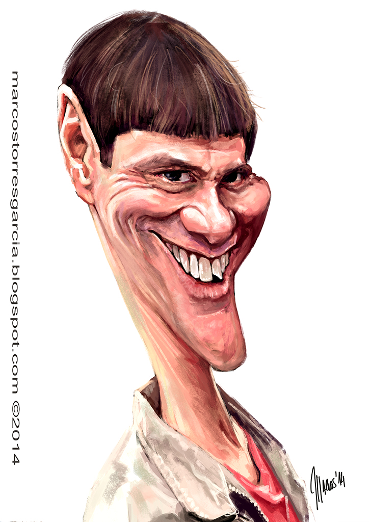 Jim Carrey caricature